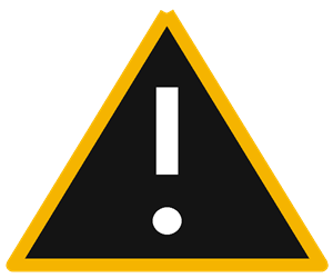 About us emergency warning icon